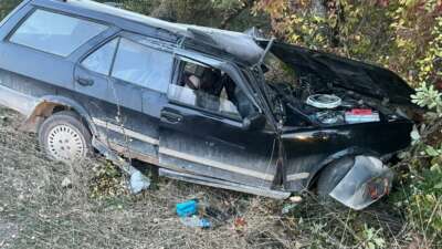 Karabük'te otomobilin ağaca çarptığı kazada