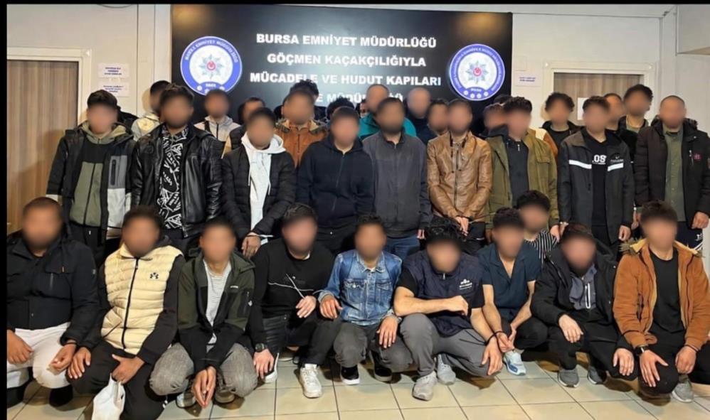 Bursa’da göçmen kaçakçılığıyla mücadele