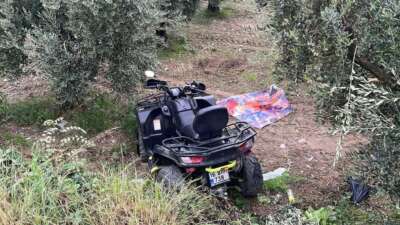 Bursa'da patika yolda seyir halindeyken
