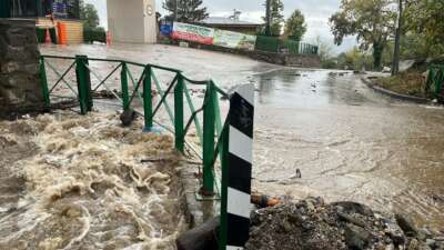 Bursa'da etkili olan yoğun yağış