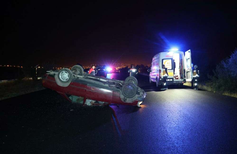 Nevşehir'de kontrolden çıkarak