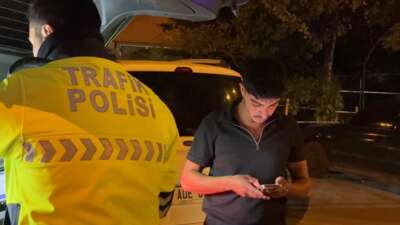 Kayseri’nin Melikgazi ilçesinde polis ekiplerinin