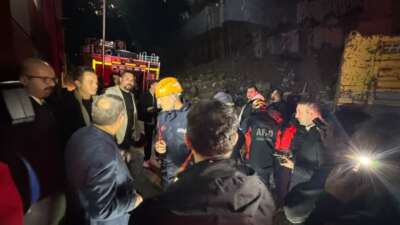 Zonguldak'ta 2 katlı binanın çökmesi