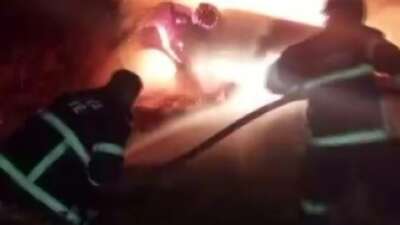 Amasya’nın Suluova ilçesinde kontrolden çıkarak