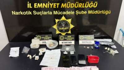 Mersin polisinin uyuşturucu ile mücadele