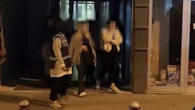 Kayseri’de polis ekipleri tarafından masaj