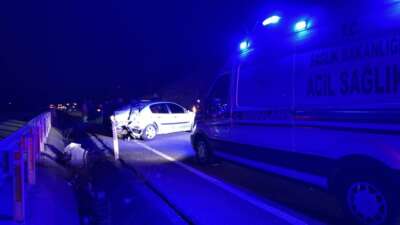 Kastamonu’nun Tosya ilçesinde sürücüsünün direksiyon