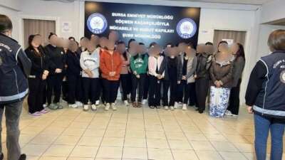 Bursa'da yabancı uyruklu kadınların kaçak