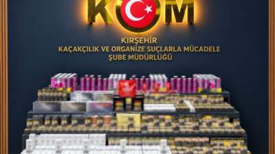 Kırşehir'de polis ekipleri tarafından durdurulan