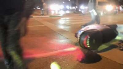 Bursa'da motosikletinin ayna ve