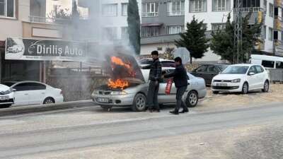Adıyaman’ın Besni ilçesinde seyir halindeki