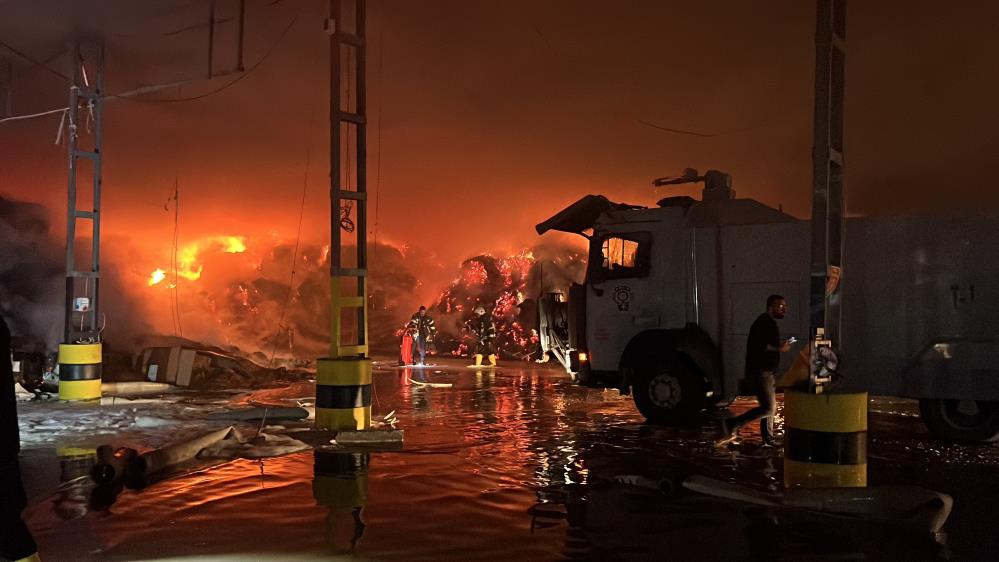 Mersin’de bir tütün deposunda