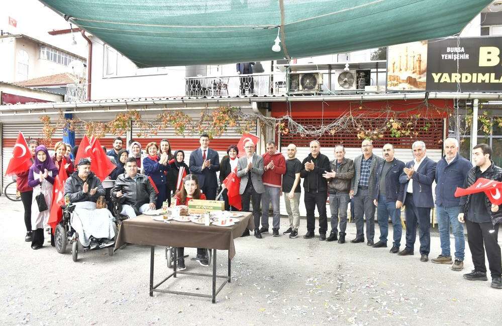 Bursa’da özel gereksinimli bireylerden alkışlanacak hareket! Bursa'nın Yenişehir ilçesinde 29