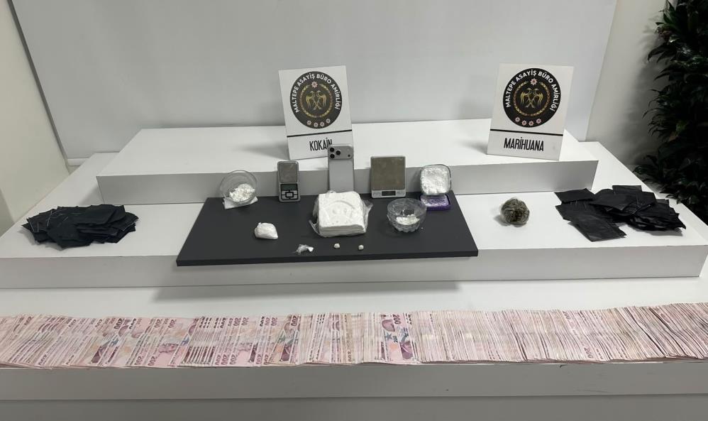 Uyuşturucu operasyonunda 2 kişi tutuklandı İstanbul'un Maltepe ve Kartal