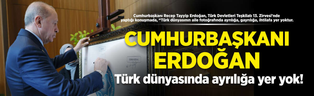 Cumhurbaşkanı Recep Tayyip Erdoğan, Türk