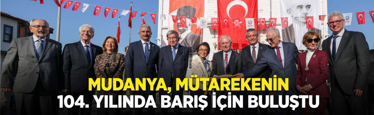 Mudanya’da düzenlenen törende konuşan Belediye