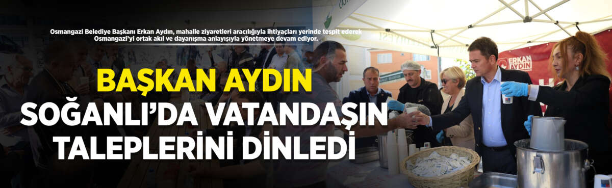 Osmangazi Belediye Başkanı Erkan Aydın,