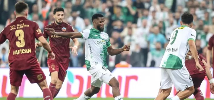 Bursaspor sahasında konuk ettiği