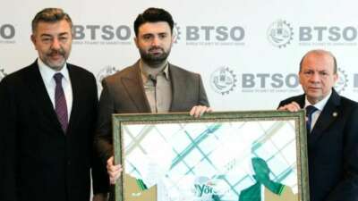 Bursaspor yönetimi, BTSO Başkanı Özer