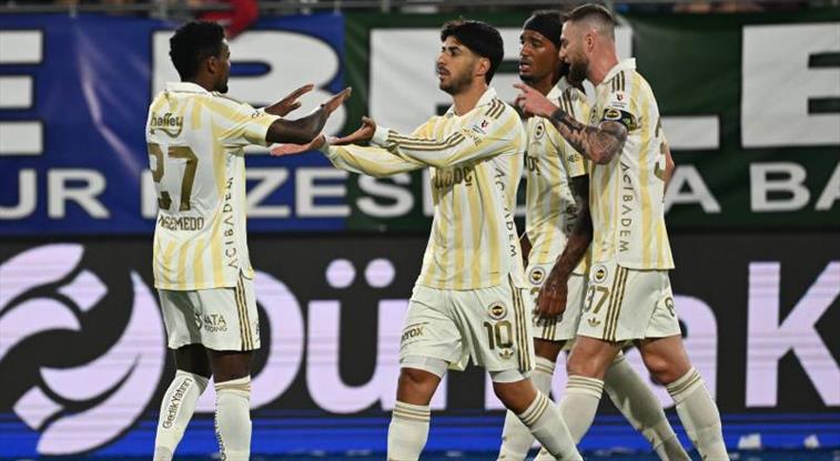 Fenerbahçe, Rize’de şov yaptı! Trendyol Süper Lig'in 7.