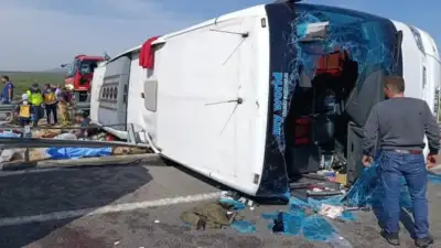 Manisa’nın Akhisar ilçesinde TIR ile