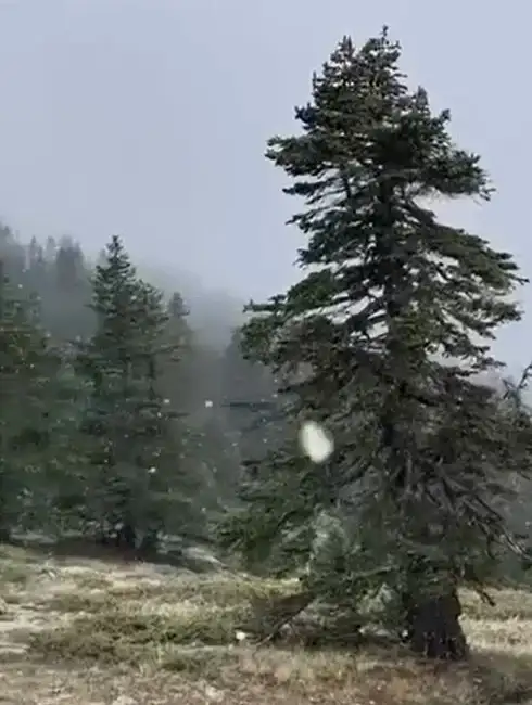 Ekim ayında Uludağ’a kar yağdı! Türkiye’nin önemli kış turizmi